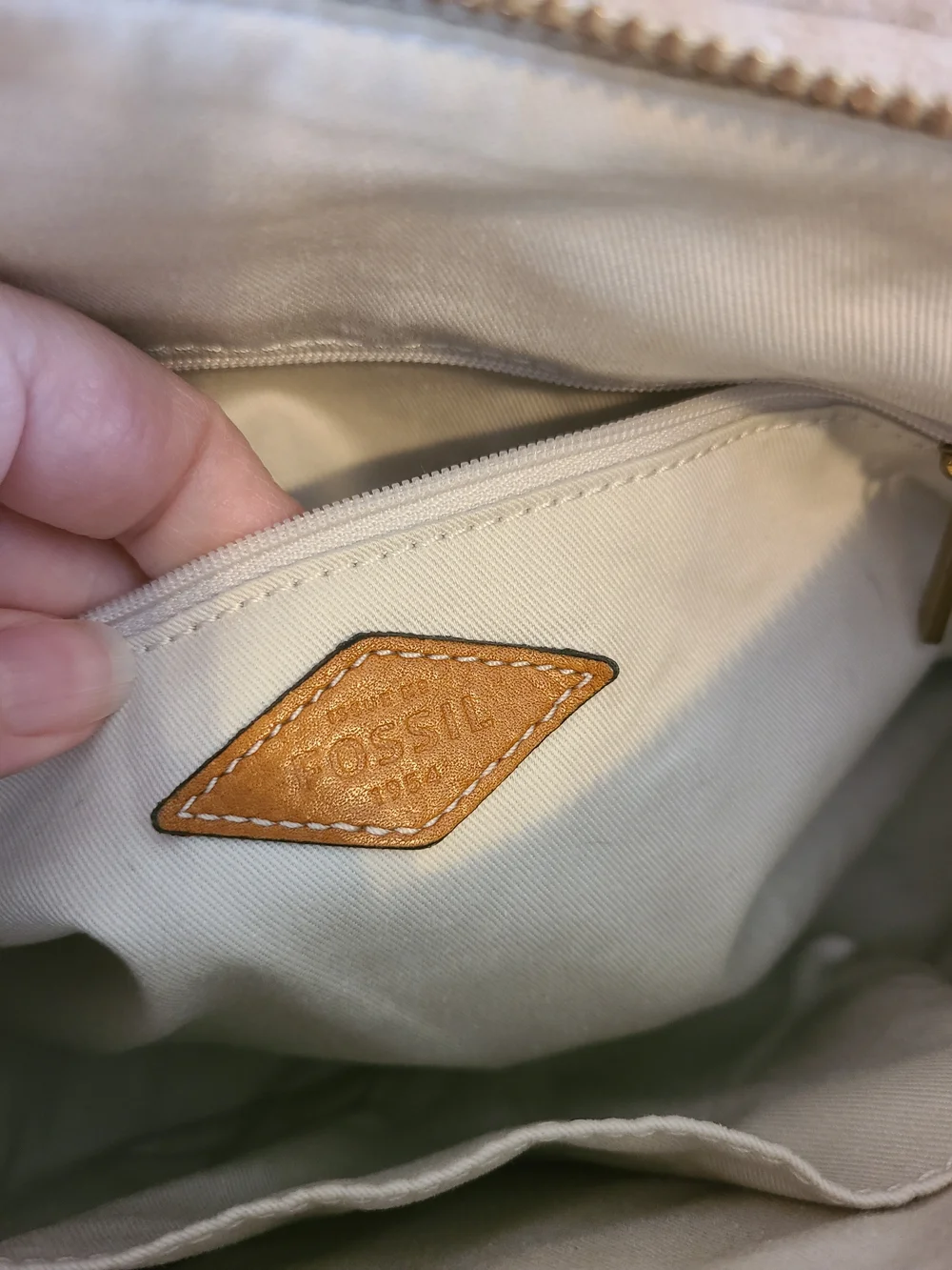 Fossil Kendall Satchel Bag Genuine Leather